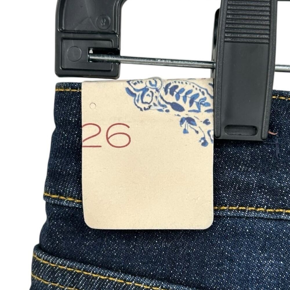 NWT Pilcro Ultra High Rise Five Pocket The Split Straight Denim Jeans Womens 26 - Picture 7 of 12